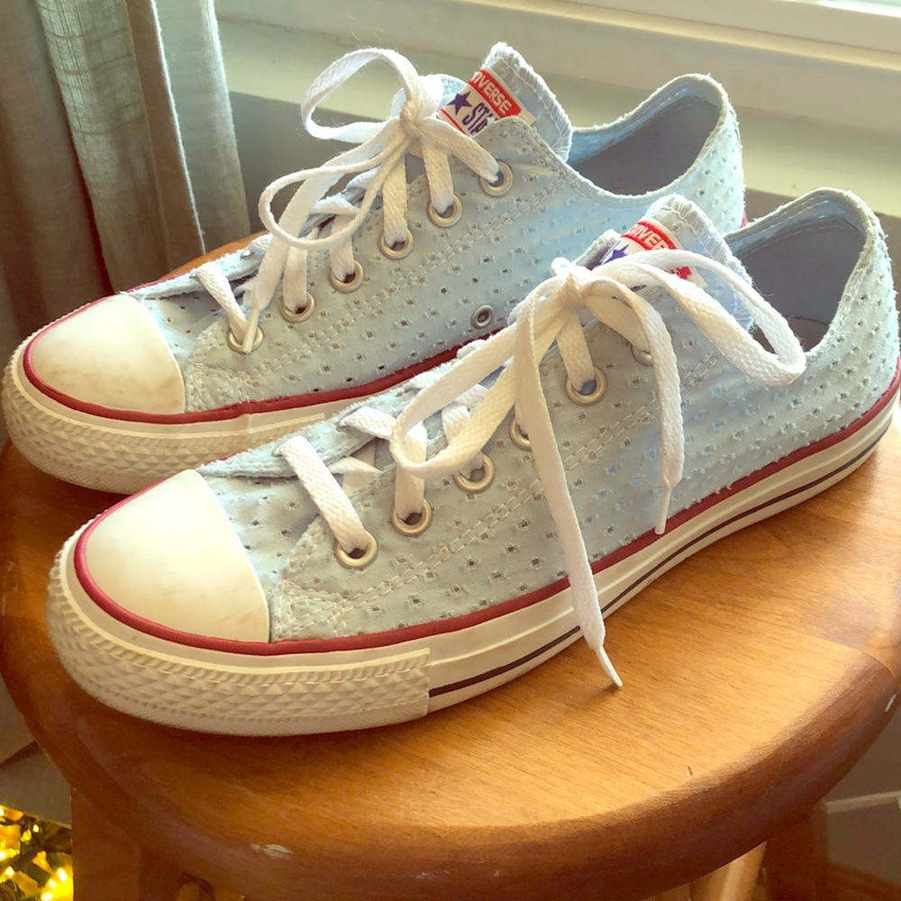 Light blue converse